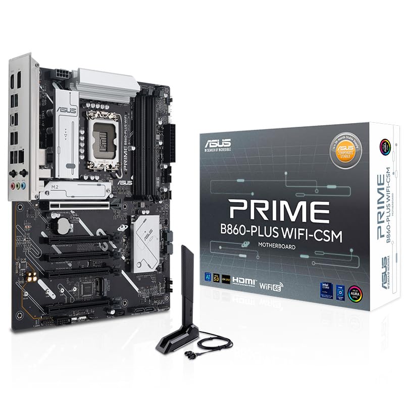 ASUS PRIME B860-PLUS WIFI-CSM マザーボード　中古 Amazon.com: ASUS Prime B860-PLUS WiFi-CSM B860 LGA 1851 ATX